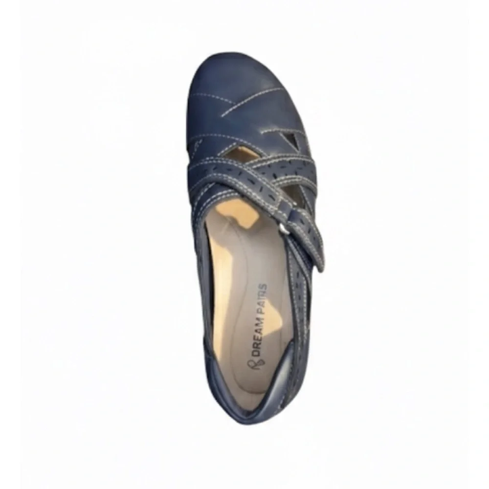 DREAM PAIRS Slip-on Loafer, Women’s 7, Blue